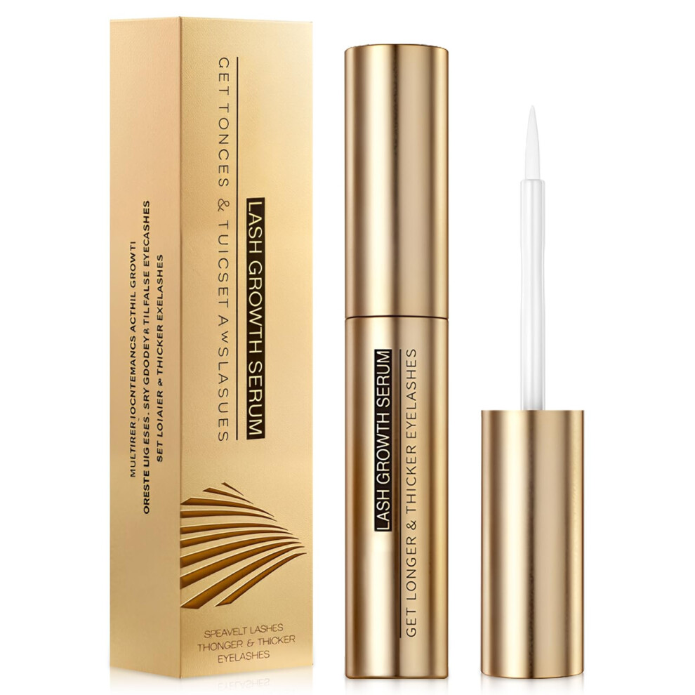 Eyelash Growth Serum for Sensitive Eyes with Botanical Extracts and Microbrush  Fuller Longer Lashes 3ml
