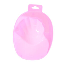Nail Soak Off Bowl for Gel Polish Removal with Ergonomic SingleHand Design Pink Manicure Tray