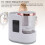 Electric Makeup Brush Cleaner Machine, Quick Dry, ABS, Plug-In Tool for Home 3