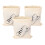 Reusable Linen Bread Bags 40x30cm, Drawstring Fruit & Veggie Storage 3