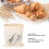 Reusable Linen Bread Bags 40x30cm, Drawstring Fruit & Veggie Storage 4