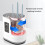 Electric Makeup Brush Cleaner Machine, Quick Dry, ABS, Plug-In Tool for Home 10