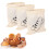 Reusable Linen Bread Bags 40x30cm, Drawstring Fruit & Veggie Storage 15