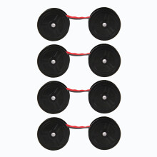 4 Pack Long Lasting Universal Calculator Ribbons for EL-2196BL, Red &amp; Black