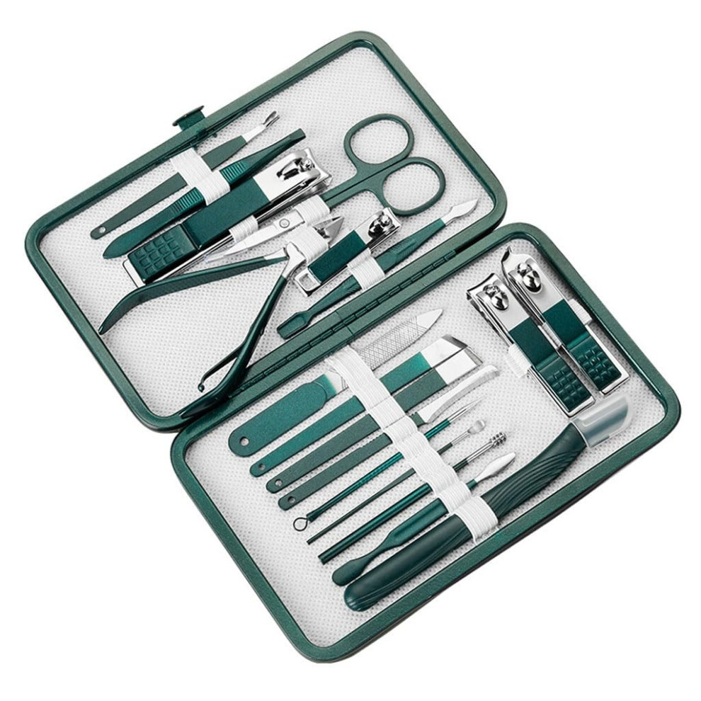 Nail Clipper Set and Manicure Kit, Multipurpose Grooming Tools for Travel with Metal Scissors