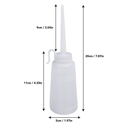 10 Stück 150 ml Plastik-Ölflasche, auslaufsicher 1