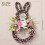 Easy Installation Easter Hanging Wreath Decorative Hanging 3