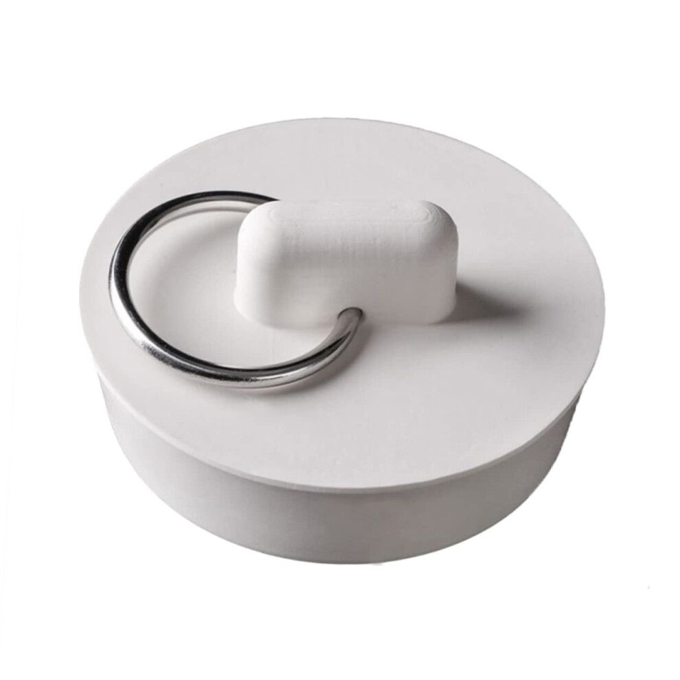 6Pcs Rubber Sink Stopper with Hanging Ring, Universal Bathtub Drain Plug with Suction Cup for Kitchen and Bathroom