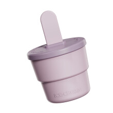 Reusable Silicone Ice Cream Mold Easy Release Homemade Maker Dishwasher Safe Purple