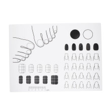 Acrylic Nail Art Mat for Precise Acrylic Application and EasyClean Practice Pad for Beginners and Pros