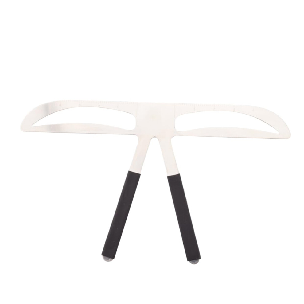 Eyebrow Stencil Kit with Reusable ThreePoint Measuring Tool for Precise Symmetrical Shaping