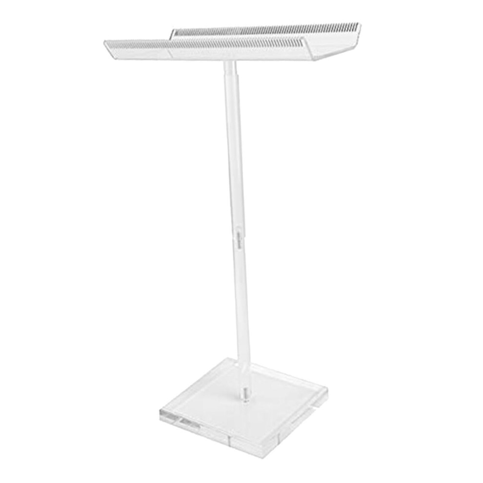 Unisex Clear Acrylic Wig Stand And Hair Extension Holder With Tangle Design For Styling And Display