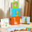 Beech Wood Stacking Nesting Toy Blocks for Kids Learning & Parent Interaction 9