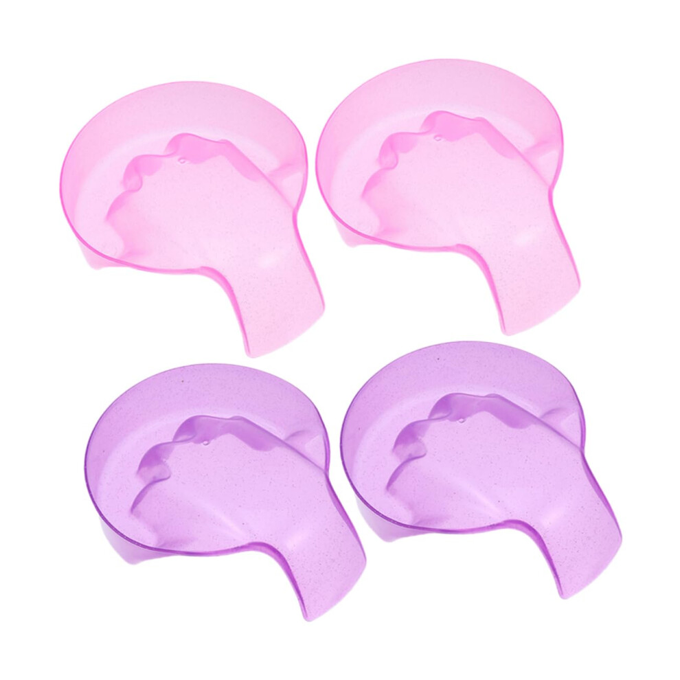 Nail Soaking Bowl Set for Easy Polish Removal, 4pcs Manicure and Pedicure Soak Off Bowls