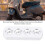 Aluminum Alloy Motorcycle Steering Damper Stabilizer Bracket Silver 5