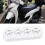 Aluminum Alloy Motorcycle Steering Damper Stabilizer Bracket Silver 3