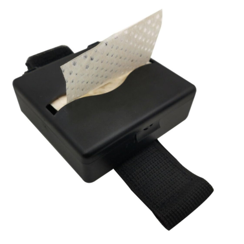 Salon Perm Paper Box with Adjustable Wristband Strap, DrawerStyle Dispenser and 180 Sheets
