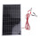 10W 12V Polycrystalline Solar Panel with Controller, IP65, Compact Size 9