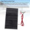 10W 12V Polycrystalline Solar Panel with Controller, IP65, Compact Size 12