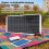 17W Flexibles monokristallines Solarmodulkit mit USB, 18V 5