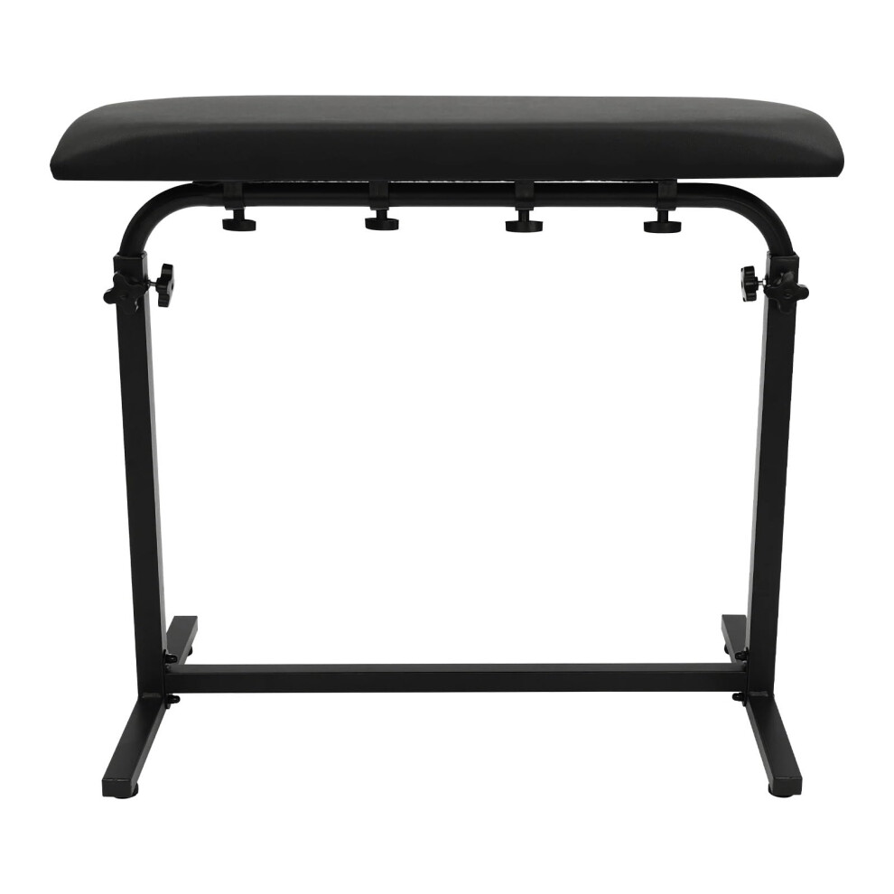 Black Tattoo Arm Rest Stand With Adjustable Height And Angle, Ergonomic Oversize Padded Panel, Heavyduty