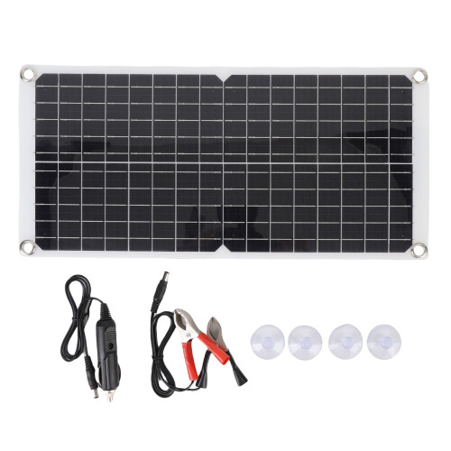 17W Flexibles monokristallines Solarmodulkit mit USB, 18V 2