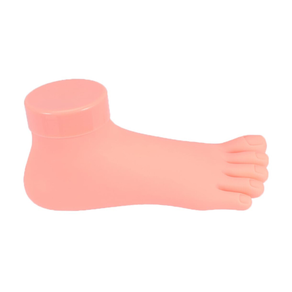 Nail Art Practice Foot Model with Realistic Skinlike Texture for Manicure and Pedicure Training