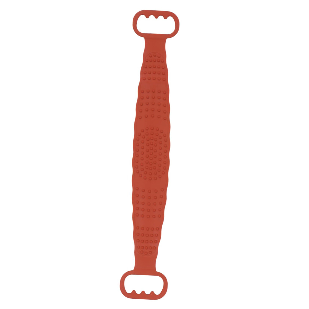 Back Scrubber with Long Handle, DualSided Silicone Shower Brush for Exfoliating and Massage