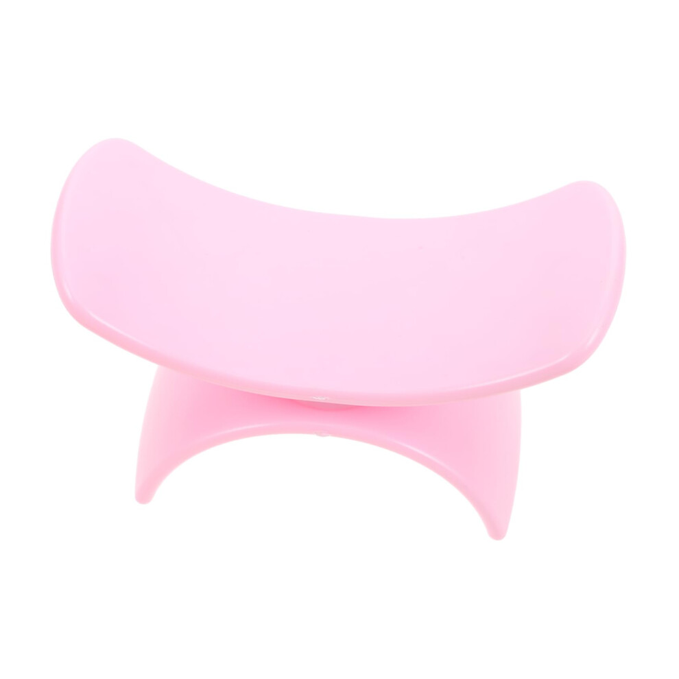Pink Manicure Hand Rest Ushaped Nail Arm Rest Pillow With Ergonomic Wrist Support Detachable