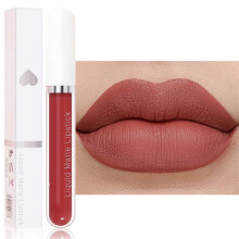 Matte Liquid Lipstick for Women, Waterproof 24H Long Lasting Lip Color, Non Stick Lip Gloss (B)