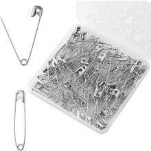Safety Pins 30 Pack 3 Inch Silver General Purpose Sewing Crafts Pins