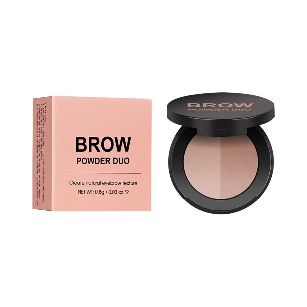 Eyebrow Powder with Soft Mist Finish for Natural Brow Shaping and Nose Contouring, A One Size