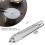 Stainless Steel Scribing Tool with Adjustable Features, Drafting Compass Professional Maths Kit Durable Material, Easy Grip Top Control Metal Math 2
