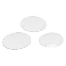 Lente de aumento para ferramentas educacionais, placas redondas de acrílico reutilizáveis com vidro óptico de altíssima clareza, design leve com