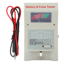 Analog Battery Tester for Accurate Voltage Checks, Universal Battery Checker with Test Leads for AA AAA C D 9V Button Cell and Lantern Batteries, Smal