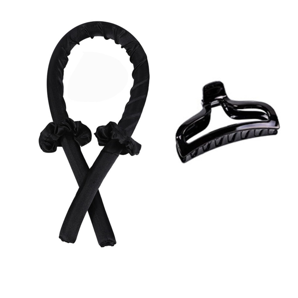 Heatless Hair Curlers for Long Hair, No Heat Curling Rod with Clip, Overnight Damage Waves