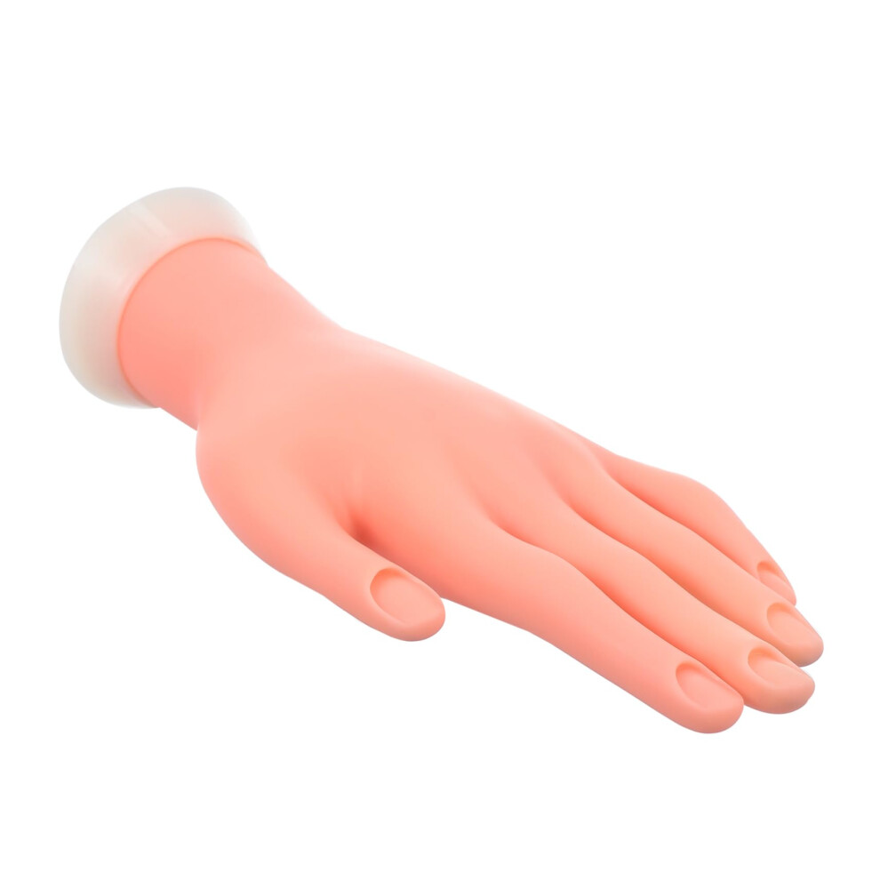 Practice Hand for Nail Art with Realistic Proportions, Durable Manicure Training Hand Model