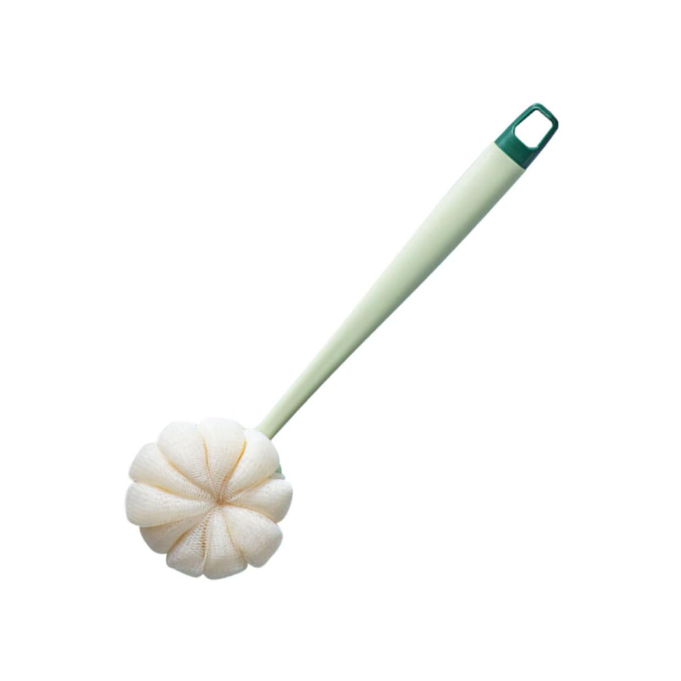Long Handle Back Scrubber for Shower DualSided Exfoliating Shower Brush with Soft Bristles
