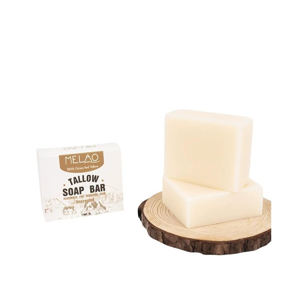 Exfoliating Tallow Soap for Smooth Skin, Gentle Hydration and Sensitive Skin Care