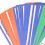 50 Pcs Color Coded Double-Sided Piano Note Music Flash Cards for Learning 8
