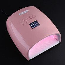 48W Cordless Rechargeable UV LED Nail Lamp with Red Light – Professional Gel Nail Dryer for Home