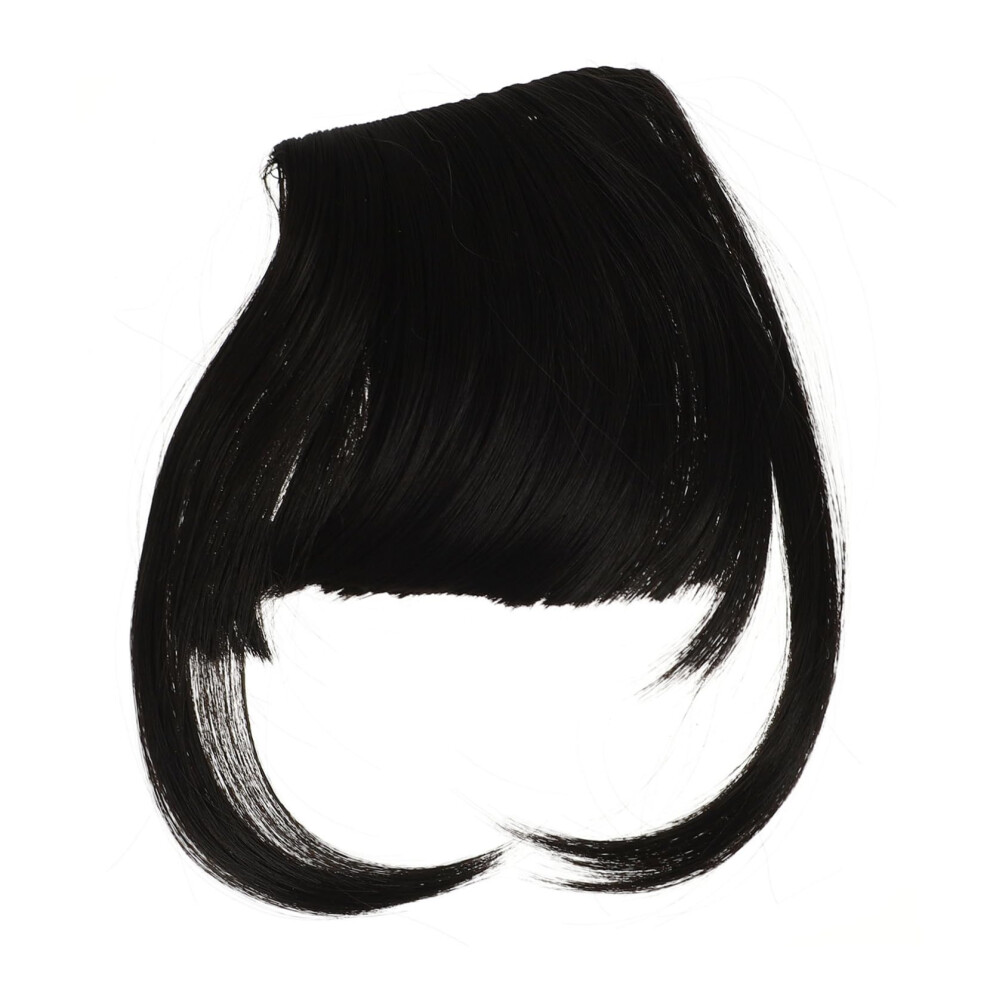 Unisex Clip In Bangs With Temples Synthetic Fringe For Women Cosplay Hair Extensions Instant Style Change