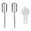 Edelstahl-Handmixer-Aufsätze – Einfaches Reinigen, Multifunktions-Set 2