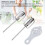 Edelstahl-Handmixer-Aufsätze – Einfaches Reinigen, Multifunktions-Set 3