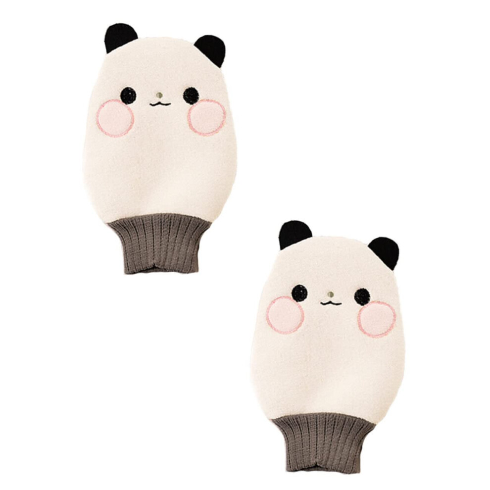 Exfoliating Bath Glove for Smooth Skin Dead Skin Removal Thickened 2pcs Shower Body Scrub Glove