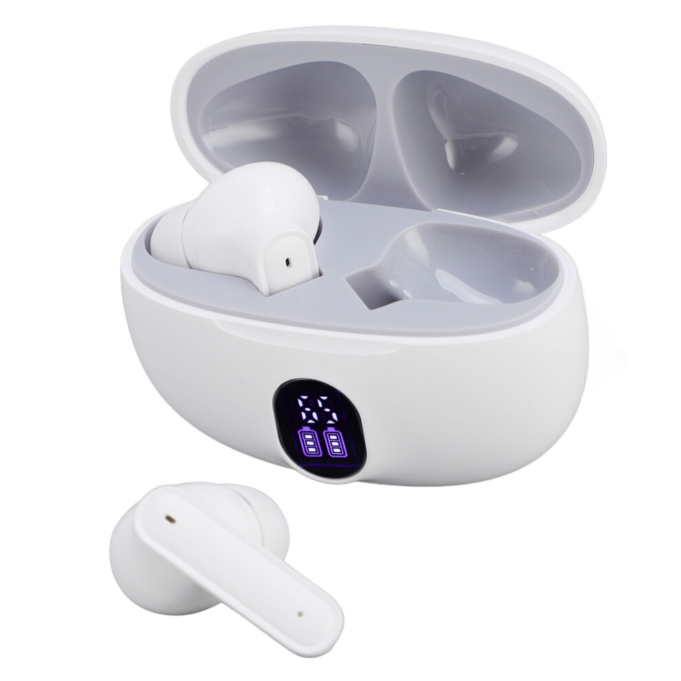 Ai Translator Earbuds Wireless Bluetooth 5.3 Noise Reduction - 144 Languages, App, White 8471380734588