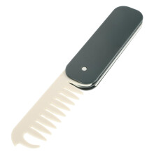 Travel Folding Comb with Dual Teeth Styling, Compact Lightweight Hair Brush for Men and Women