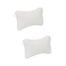 Bath Pillow 2pcs Ergonomic Neck Support with Secure Suction Cups for Bathtub Spa and Hot Tub