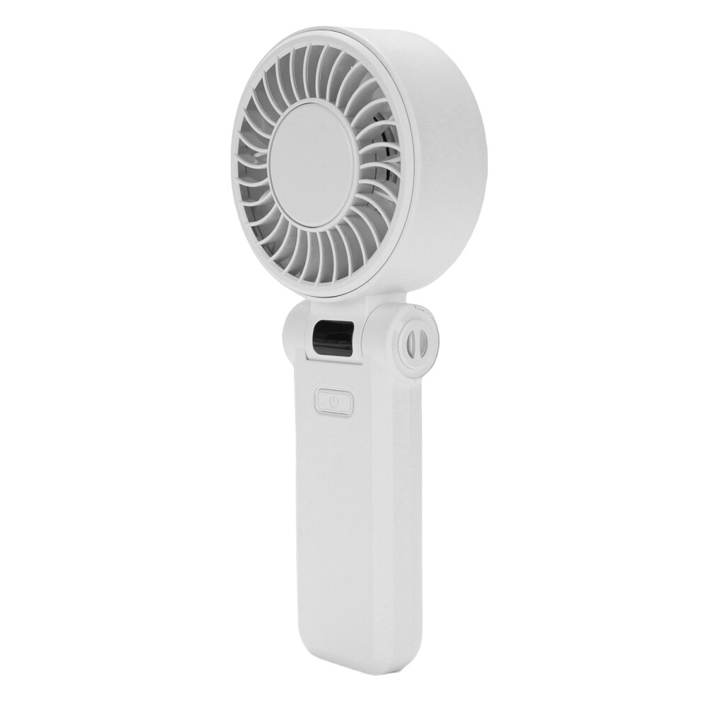Foldable Handheld Fan With 5 Speed, 4000Mah Battery, Portable Personal Fan White 8751380734895