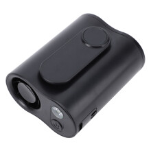 Wiederaufladbarer Taillengebläse mit LED-Licht, 3000mAh, 6h, Schwarz